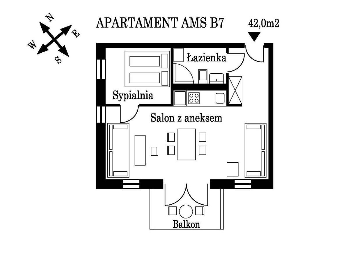 Apartament Ams B7 Rewal Zewnętrze zdjęcie